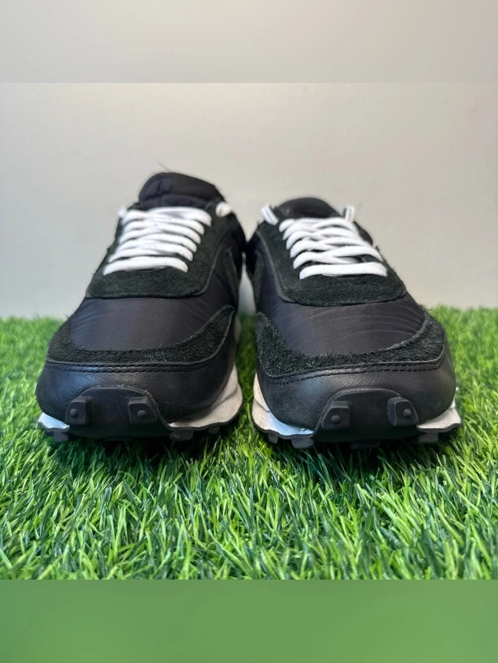 Sacai x Nike LDWaffle Black Nylon White